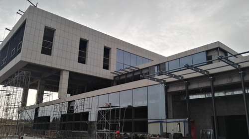 天工公司土建十七部小保當(dāng)一號食堂項目建設(shè)初見成效