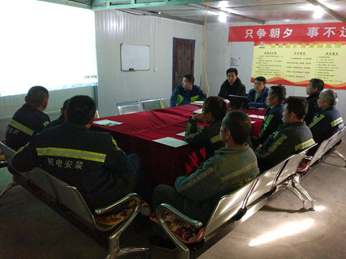 機(jī)電安裝公司：嚴(yán)細(xì)結(jié)合，全力沖刺全年安全生產(chǎn)目標(biāo)