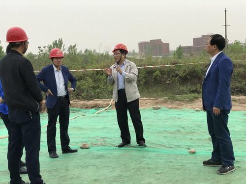 王明智蒞臨戶縣紫溝河防洪項目現(xiàn)場檢查指導工作