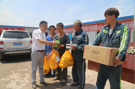 陜煤建設(shè)機(jī)電安裝公司啟動“送清涼、查隱患、保安康”活動