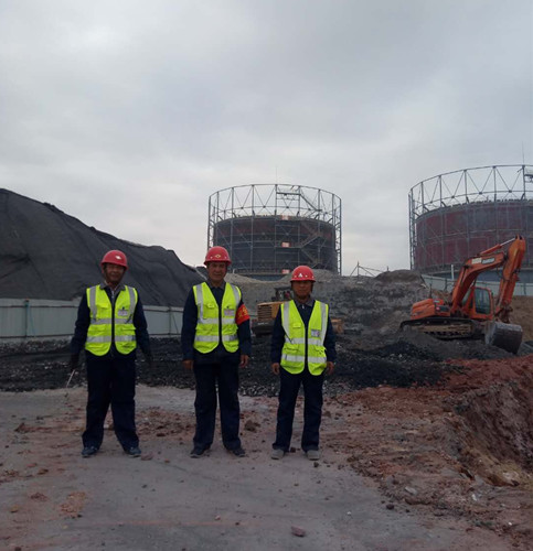 陜煤建設(shè)天工公司土建十部錦源化工技改項目開工