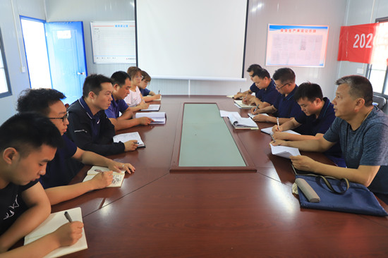 陜煤建設漢中分公司安全技術(shù)培訓“見真招”