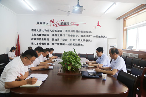 司正林蒞臨指導(dǎo)機電安裝公司《經(jīng)營能力是建筑國企的關(guān)鍵》 學(xué)習研討會