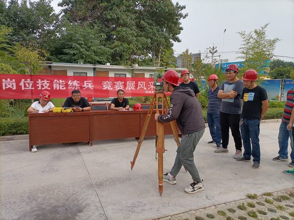 陜煤建設(shè)渭南分公司第五項(xiàng)目部“崗位技能練兵，競賽展風(fēng)采”促專業(yè)能力大提升