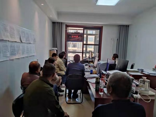 陜煤建設天工公司土建二部黨支部黨史學習熱情高