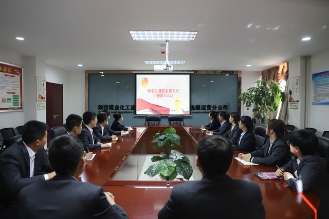 陜煤建設(shè)洗選煤運(yùn)營公司開展“學(xué)黨史、強(qiáng)信念、跟黨走”主題團(tuán)日活動