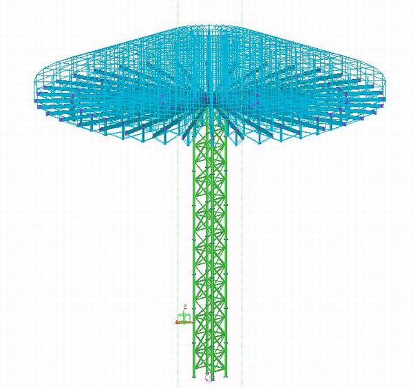 陜煤建設(shè)銅煤公司施工的四川中儲糧超規(guī)模危險性較大工程淺圓倉鋼桁架高支撐體系施工順利實施
