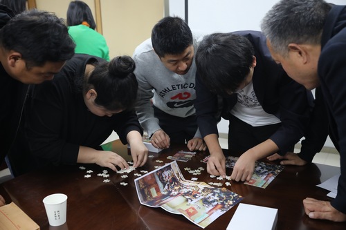 陜煤建設(shè)路橋分公司開展黨史我來“拼”活動