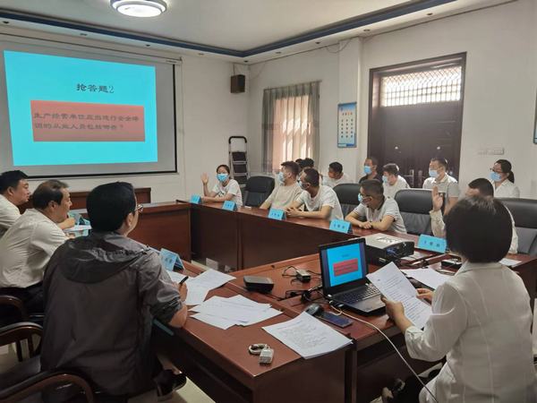 陜煤建設(shè)設(shè)備租賃中心舉辦安全生產(chǎn)普法知識(shí)競賽