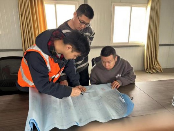 陜煤建設咸陽分公司第二項目：團結互助，共同進步