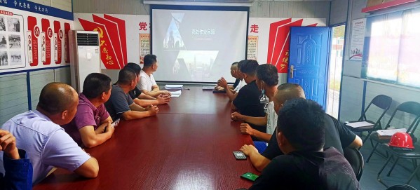 陜煤建設(shè)渭南分公司第一項(xiàng)目部多措并舉筑牢安全生產(chǎn)防線