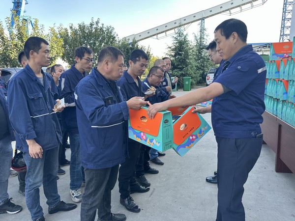 陜煤建設(shè)洗選煤運(yùn)營公司澄合山陽運(yùn)營項(xiàng)目部：中秋月圓齊歡慶，溫情關(guān)懷暖人心