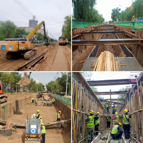 陜煤建設榆林市上郡路提升改造項目：雙節(jié)假期“不打烊” 項目建設“再提速”