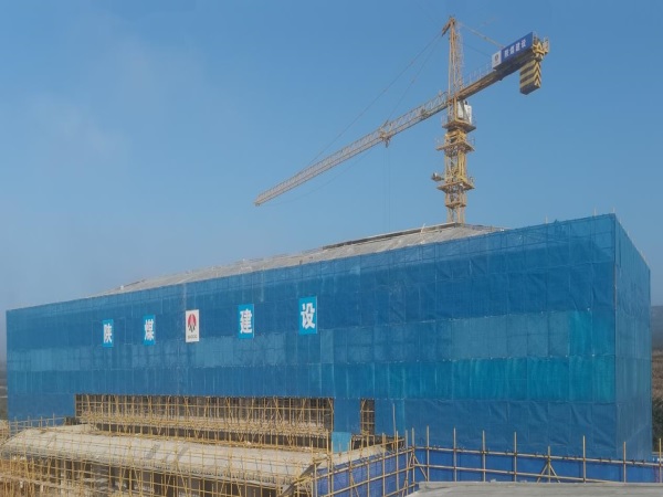 陜煤建設(shè)綠宇公司承建的淳化縣殯葬服務(wù)設(shè)施建設(shè)項目主體結(jié)構(gòu)順利封頂