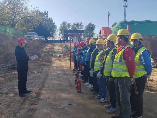 陜煤建設(shè)渭南分公司第十五項目部筑牢冬季三防“安全堤”