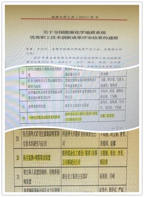 陜煤建設(shè)韓城分公司：2項(xiàng)！再獲國(guó)家級(jí)榮譽(yù)
