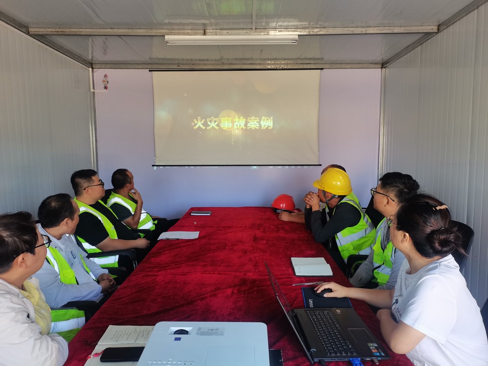 陜煤建設(shè)韓城分公司土建九項(xiàng)目部：嚴(yán)治“三違”  筑牢安全防線