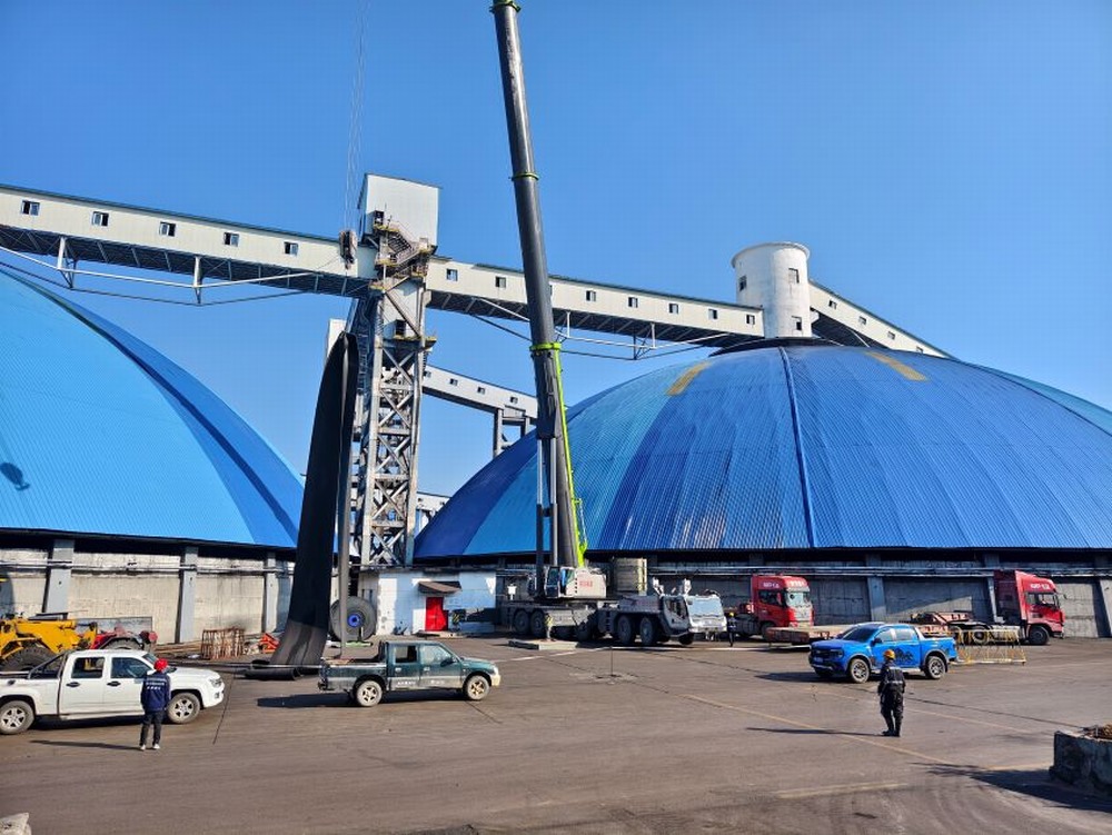 陜煤建設(shè)洗選煤運(yùn)營(yíng)公司第三項(xiàng)目部：風(fēng)雨無(wú)阻保生產(chǎn)，103 膠帶機(jī)更換帶面工程紀(jì)實(shí)